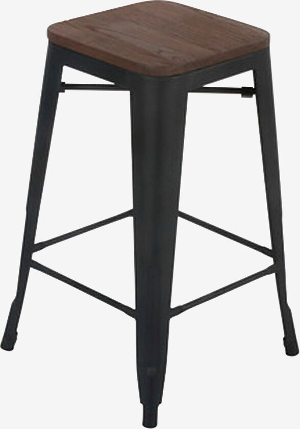 Tower Barstol 2-pakning, Svart