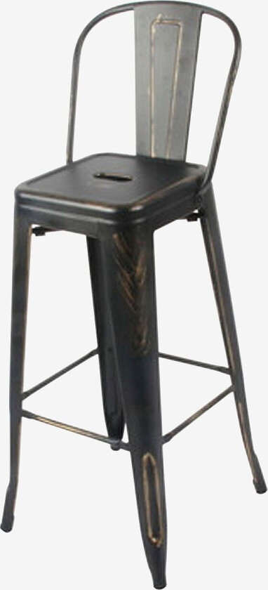 Barchair France 2-pakning, Svart