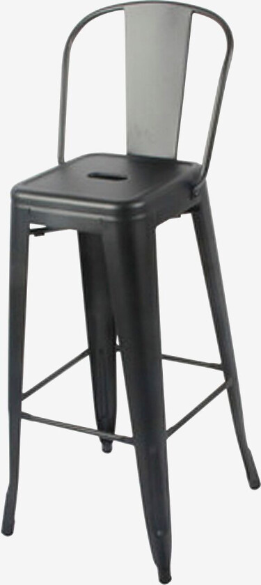 Barchair France 2-pakning, Svart