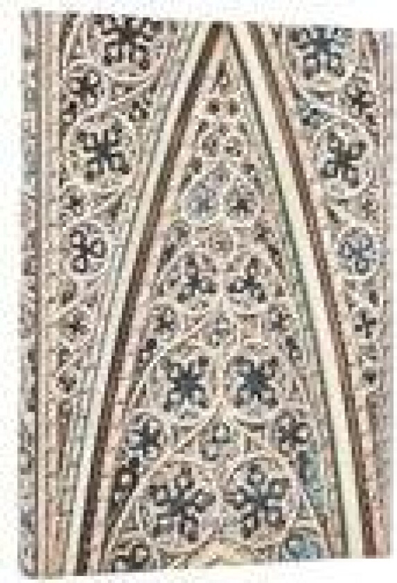 2026 Vault of the Milan Cathedral (Duomo di Milano) Midi 12-month Horizontal Hardcover Flexi Dayplanner 2026 (Wrap Closure)