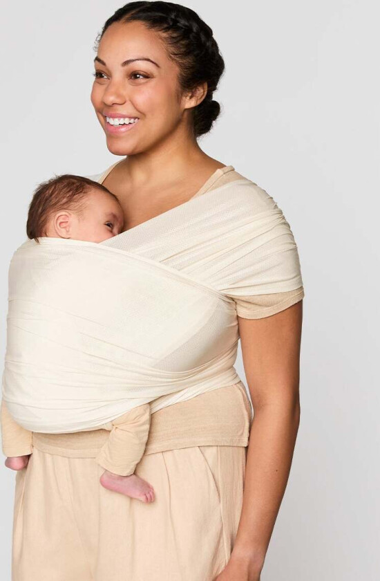Aura Wrap Mesh Bæresjal, Cream - Bæresjal - Polyester