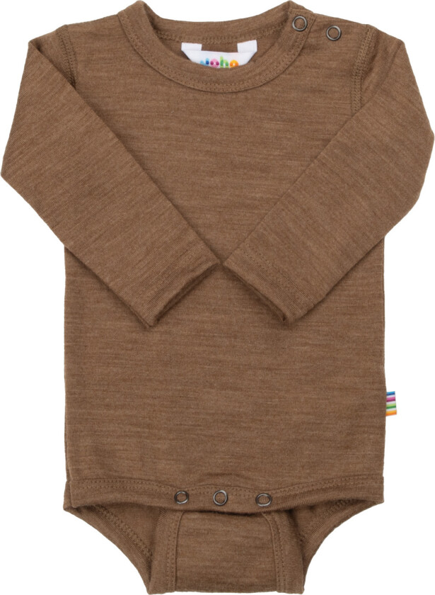 Ullbaby Body Warm Brown Warm brown-90 cm Wool Brun 90 cm Unisex