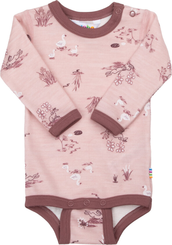 Ullbaby Body Light Pink Light Pink-90 cm Wool Rosa 90 cm kvinne