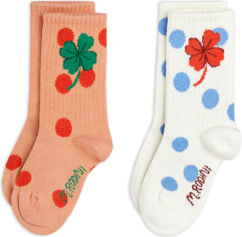 Clover 2-pakning Sokker Multi Multi 32-35 EU Rosa 32-35 EU kvinne