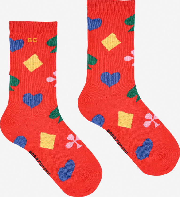 Joker Lange Sokker Red Red 26-28 EU Rød 26-28 EU mann