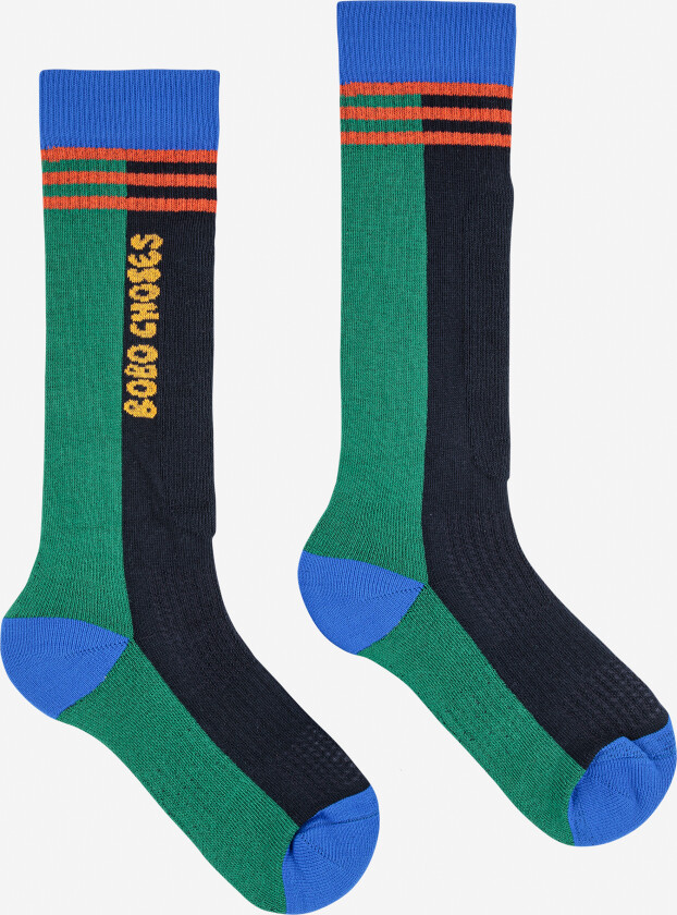 Lange Skisokker Midnight Blue Midnight Blue 29-31 EU Blå 29-31 EU mann