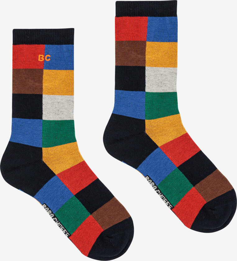 Multicolor Tiles Lange Sokker Multicolor Multicolor 23-25 EU Grønn 23-25 EU mann