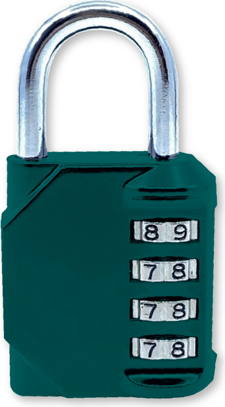 Hengelås 6 cm teal