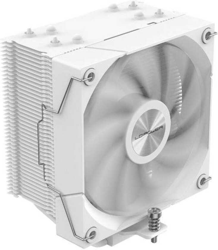LC-Power LC-CC-120-W4 CPU-Kjøler - 12 cm, Intel/AMD Sokler - Hvit