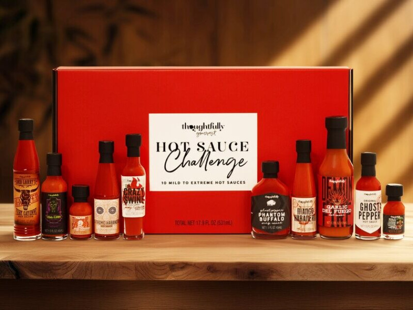 Gaveeske med sterke sauser: Hot sauce challenge fra Thoughtfully