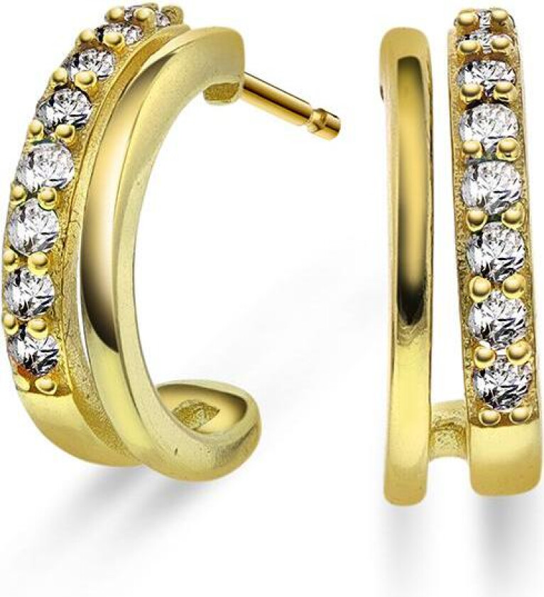 Austin øredobber i 925 sølv med zirkonia