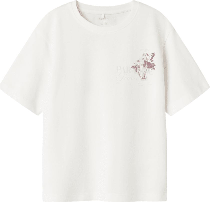 Name It Nkfnorla t-skjorte til barn, Cloud Dancer