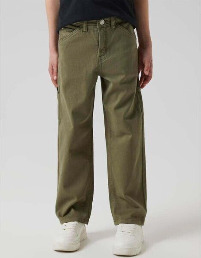Name It Nkmryan straight jeans til barn, Deep Lichen Green