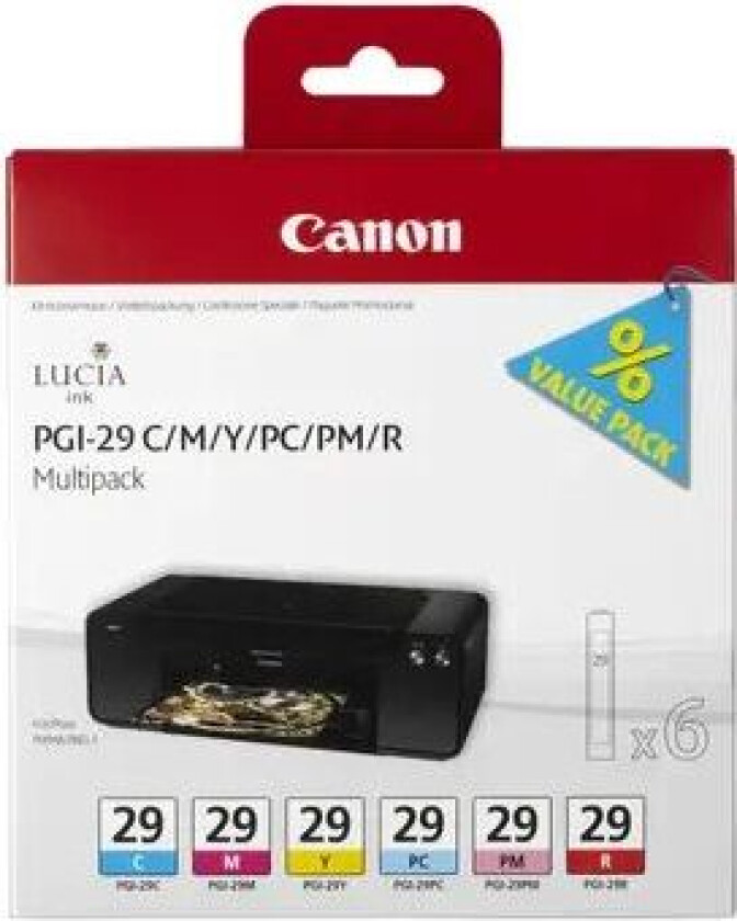 Blekk Multipack Pgi-29 (cmy/pc/pm/r)