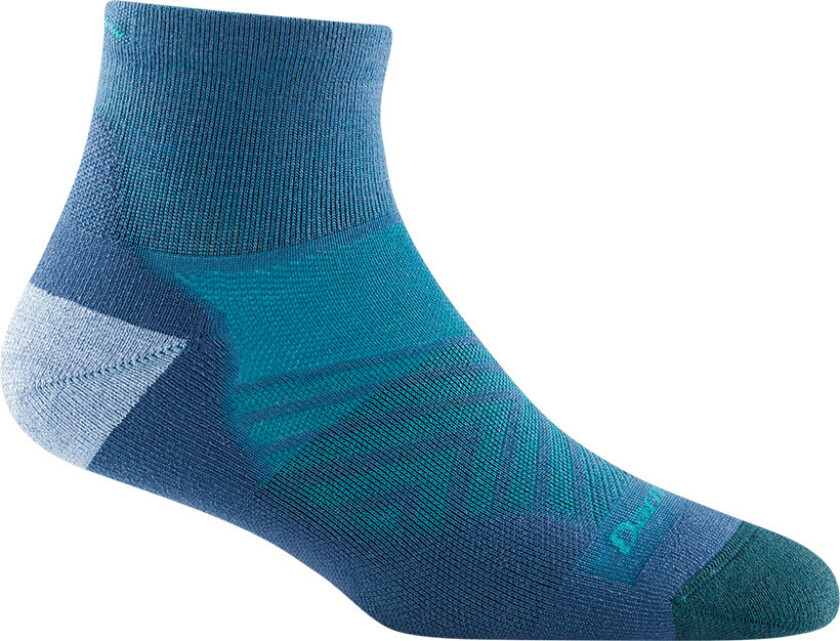 Women's Run 1/4 Ultra-Lightweight Cushion Running Sock Gray