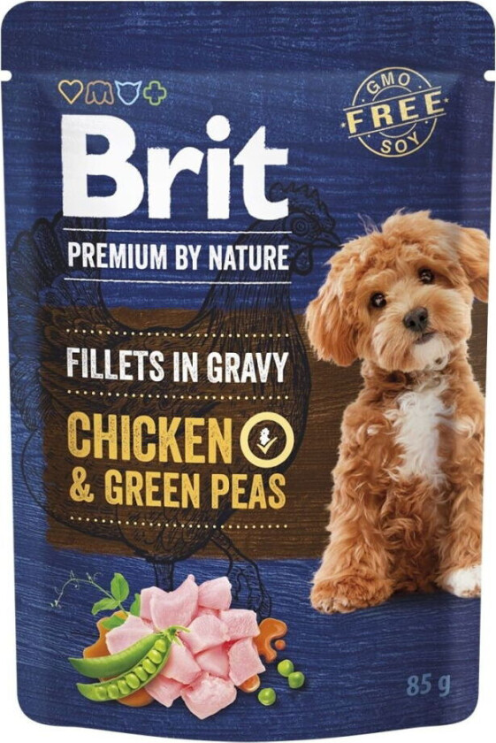 by Nature Dog Chicken & Green peas 85 g