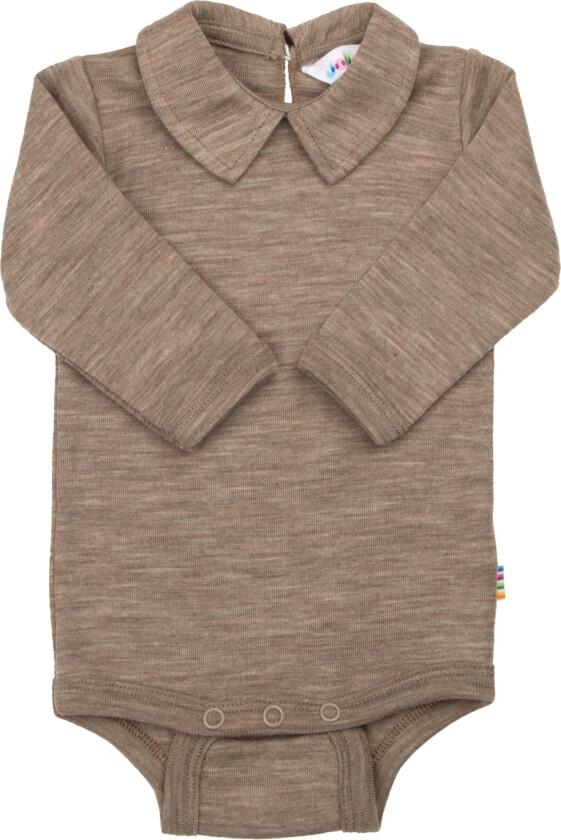 Babyull Body Med Krage Beige Melange Beige Melange-60 cm Wool Beige 60 cm Unisex