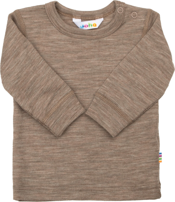 Langermet Ulltopp Med Lange Ermer Beige Melange Beige Melange-100 cm Wool Beige 100 cm Unisex