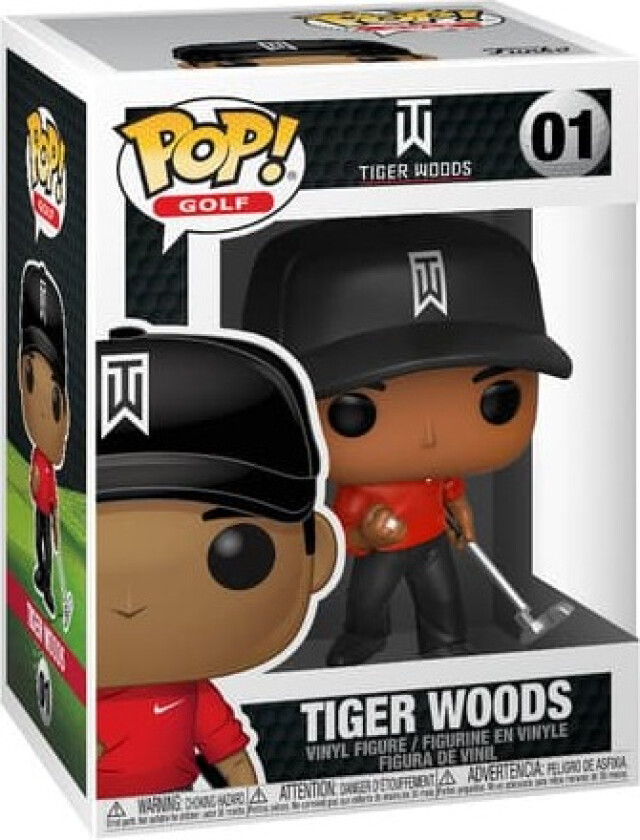 ! POP VINYL Tiger Woods (Red Shirt)