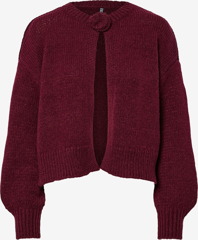 Kardigan pcJelena LS O-neck Knit Cardigan BC - Rød