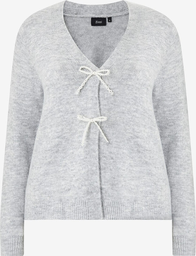 Kardigan mTea L/S - Grå