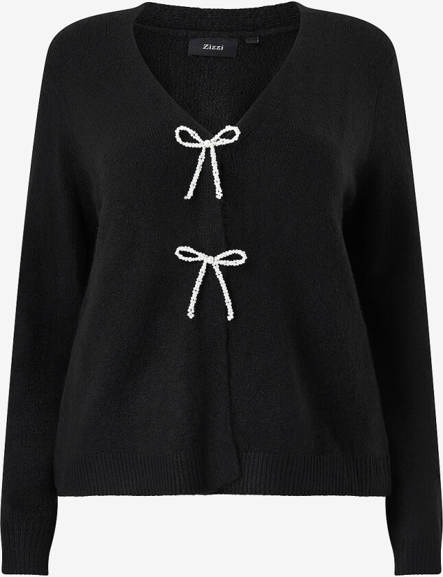 Kardigan mTea L/S - Svart