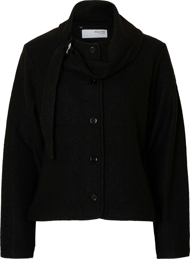 Kardigan slfDarla LS Knit Jacket - Svart