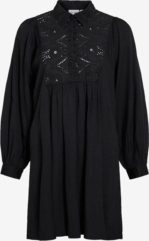 Kjole Vityra L/S Lace Short Dress - Svart
