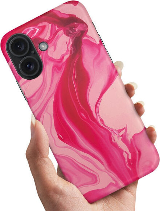 iPhone 16 Plus - Deksel/Mobildeksel Marmor