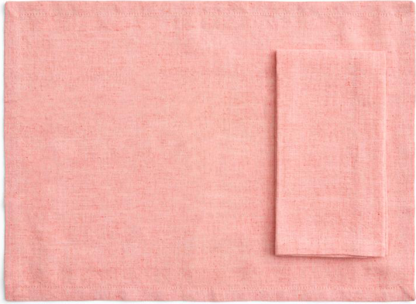 Bilde av Tavolo bordbrikke/serviett 4-pakning Soft coral