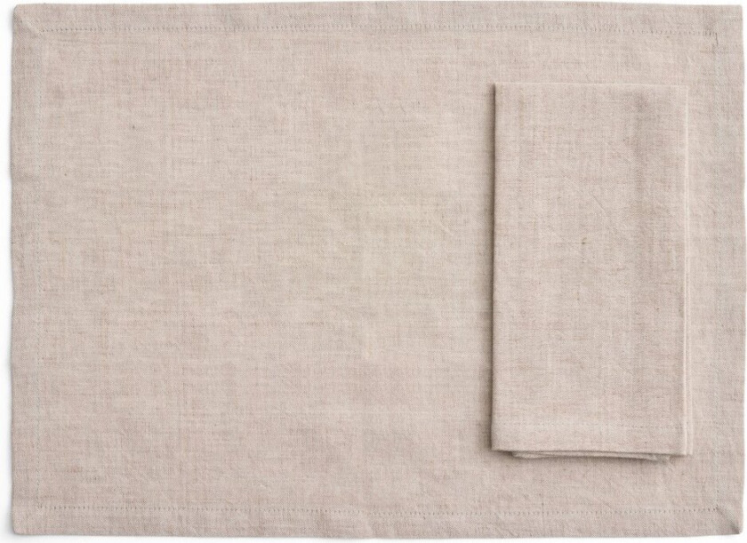 Tavolo bordbrikke/serviett 4-pakning Soft beige