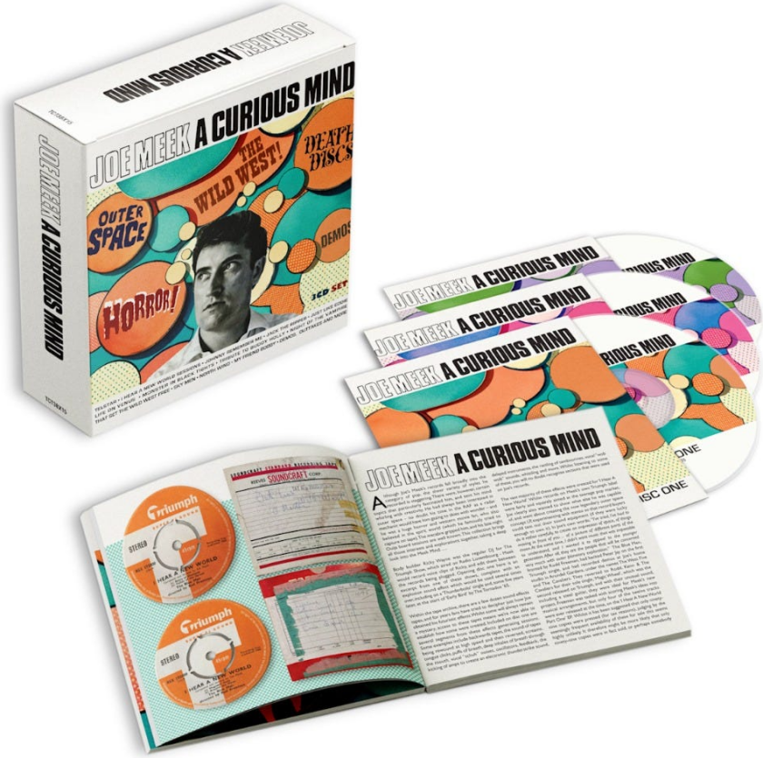 Joe Meek, Diverse Artister Joe Meek: A Curious Mind Outer Space! Horror! Death Discs! The Wild West! Demos! CD