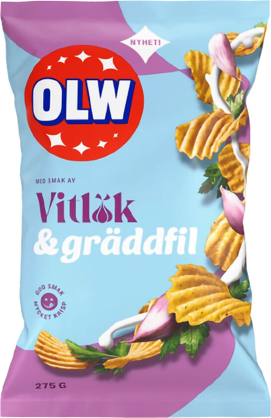 OLW Hvitløk & Rømme - 275 gram