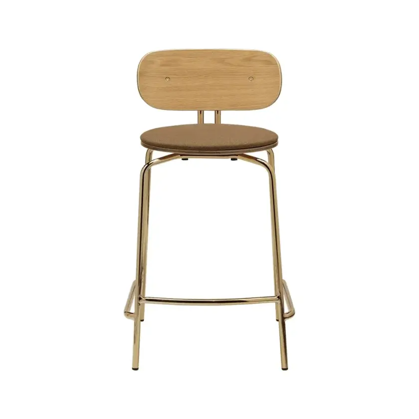 Curious lav barkrakk eik/messing Sugar Brown