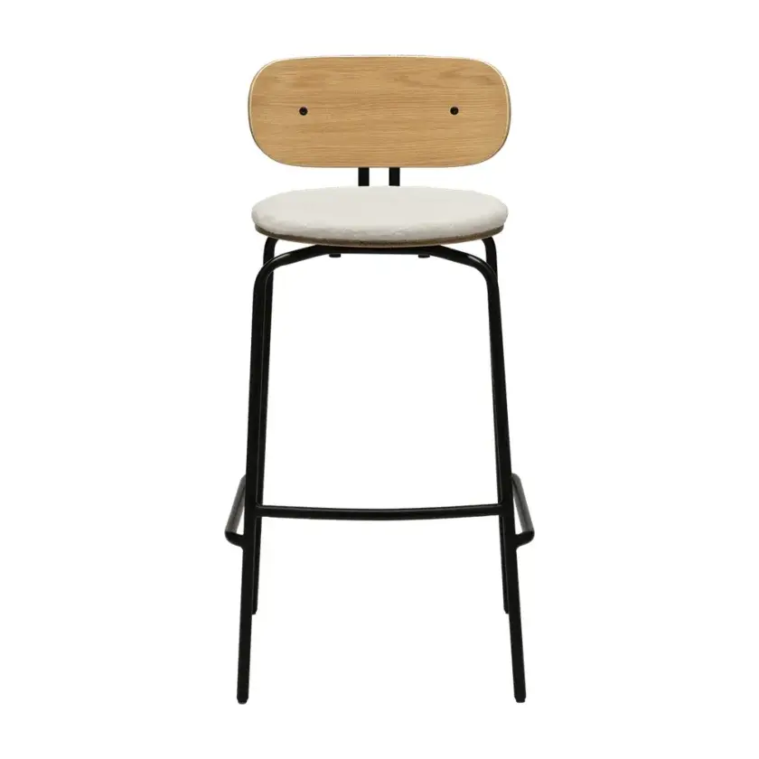 Curious Barkrakk eik/svart Teddy White