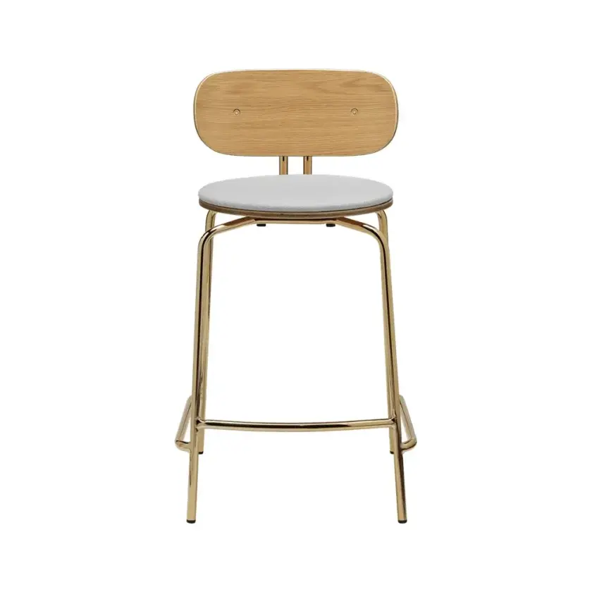 Curious lav barkrakk eik/messing Sterling