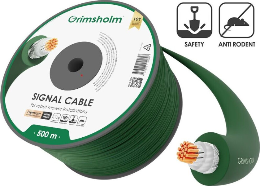 Begrensningskabel for robotgressklippere Metal Mesh 500m Premium