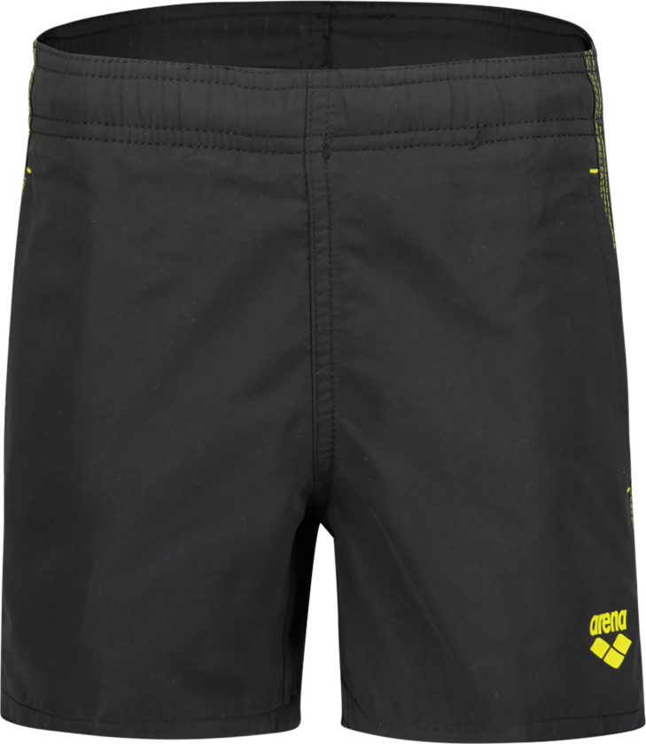 Boys' Beach Boxer Solid, badeshorts junior Black-soft Green