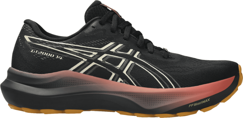 GT-2000 14 Gore-Tex, vanntett løpesko, dame Black/Vanilla