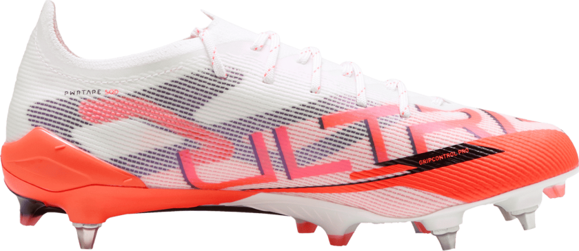 ULTRA 5 Ultimate MxSG, fotballsko gress, unisex PUMA White-PUMA Bl