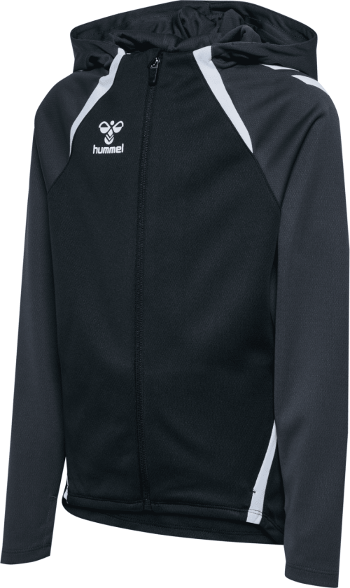 Bilde av hmlLEAD 2.0 Zip Hoodie, treningsgenser, barn Black/Asphalt