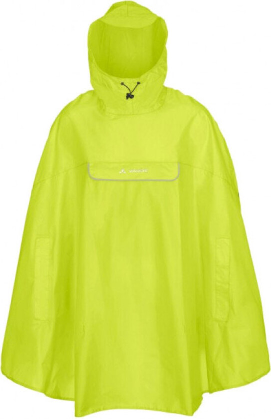 Valdipino Poncho, neon gul