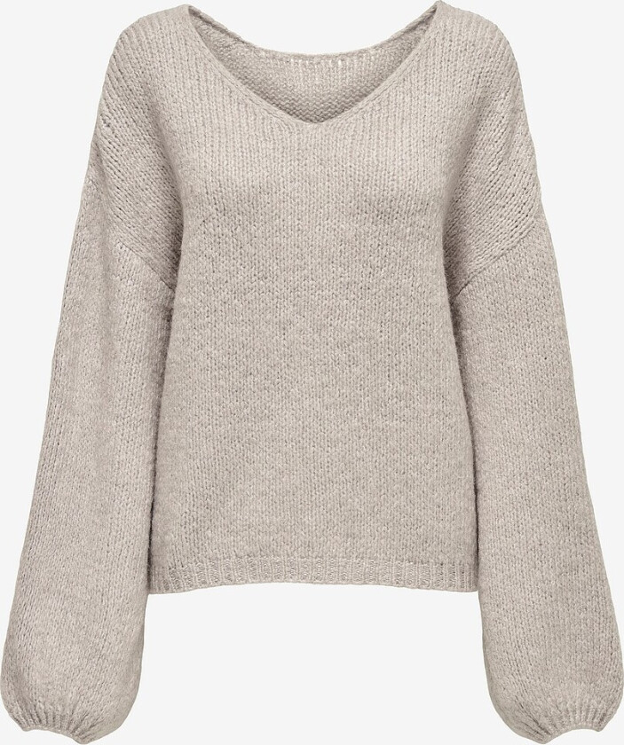 Pullover jdyDinea L/s Reversible KN - Grå