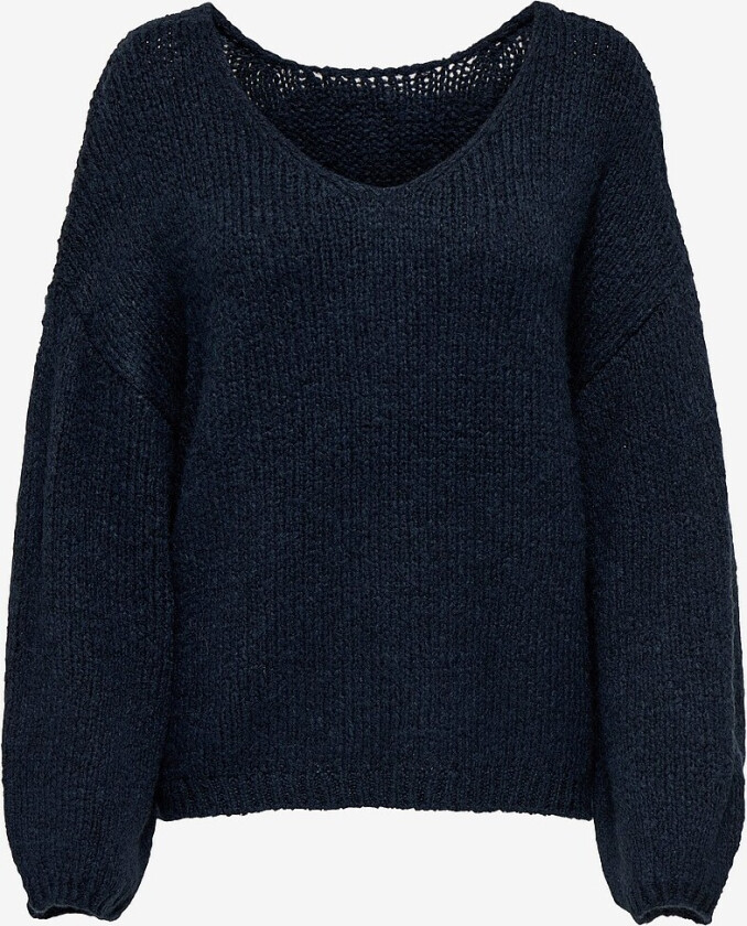 Pullover jdyDinea L/s Reversible KN - Blå