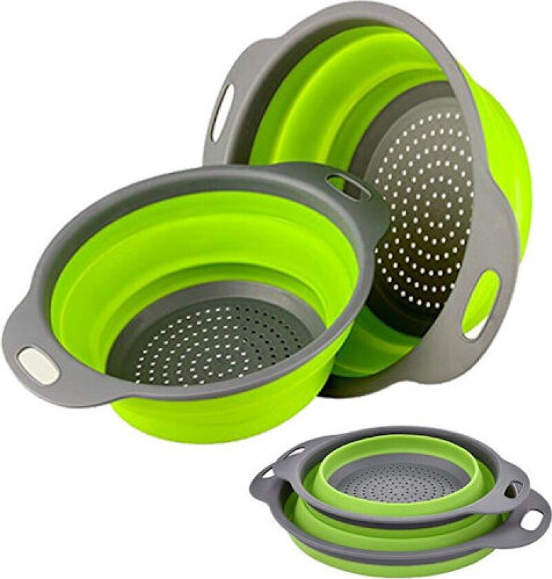 Sammenleggbart dørslag med smart silikonlagring - 2-pakning