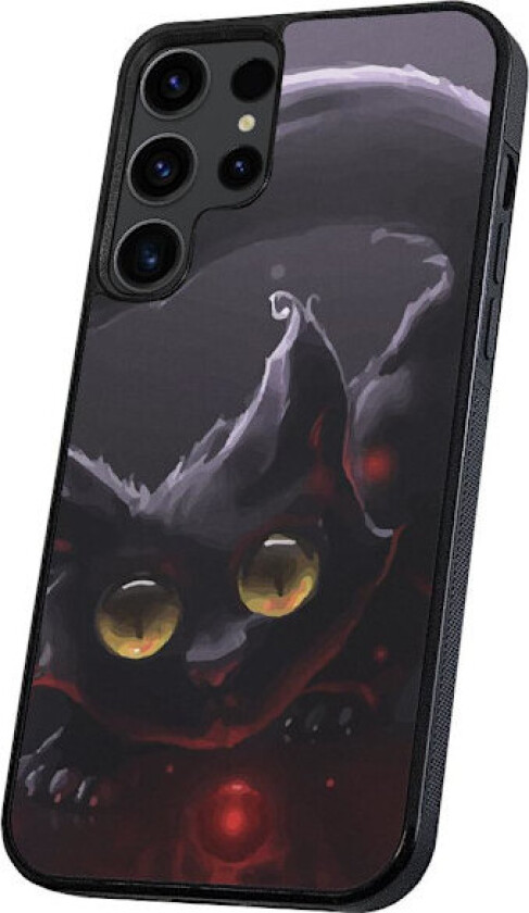 Samsung Galaxy S22 Ultra - Deksel/Mobildeksel Svart Katt