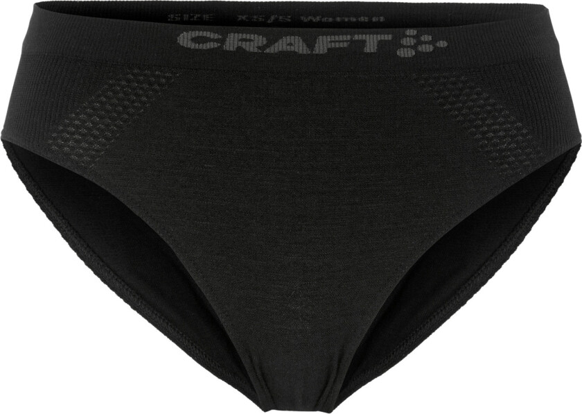 Women's Wool Seamless Hipster Black