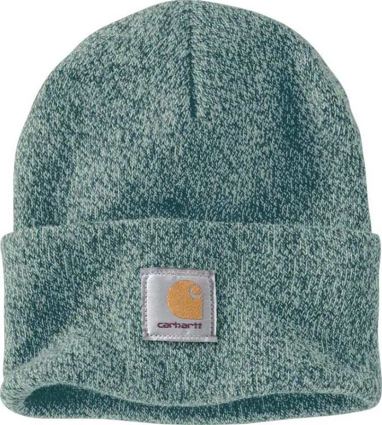 Knitted Cuffed Beanie Greenstone/Seabrook