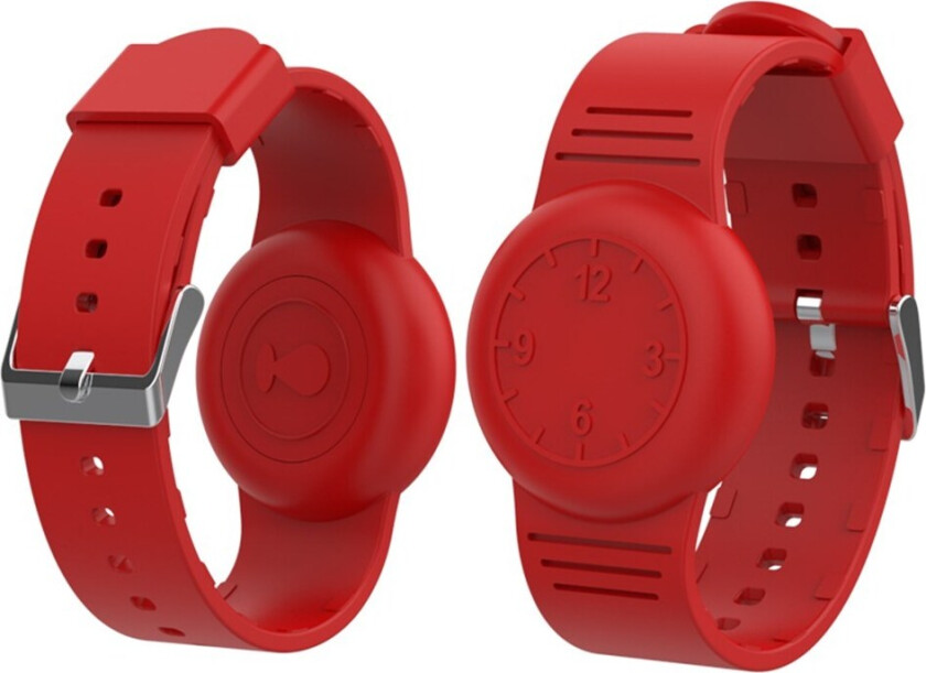 Apple AirTag Silikonrem – Rød