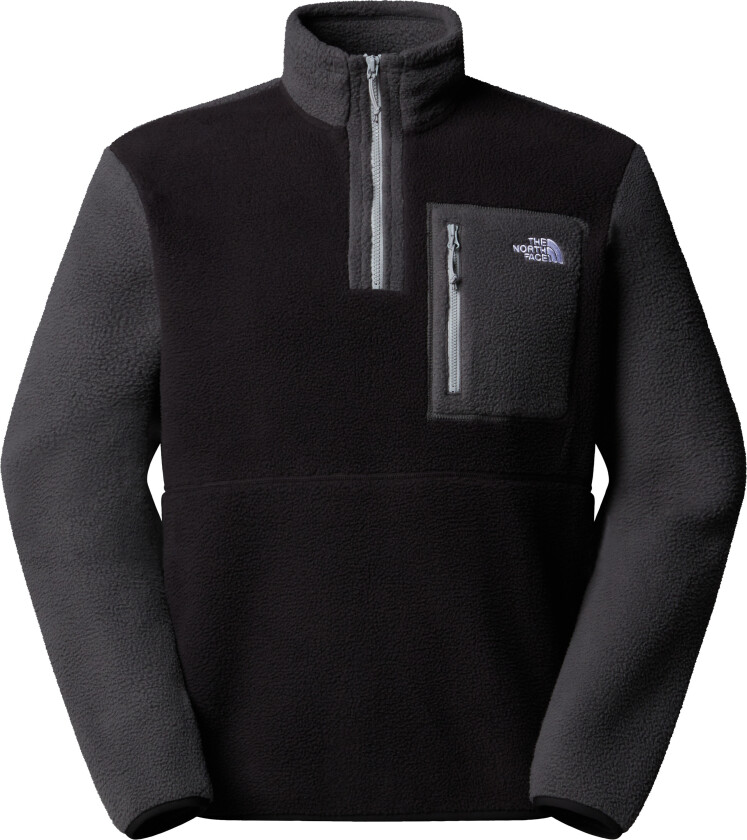 Men's Yumiori 1/4 Zip Fleece Jacket TNF Black/Asphalt Grey/Monument Grey